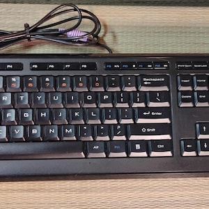 Vintage Gateway keyboard KB 0817 computer keyboard