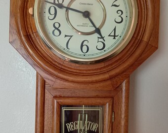 Regulator Wall clock classic manor Westminster chime