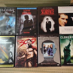 DVD lot action adventure 8 DVDs