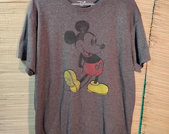 Authentic Disney Vintage Mickey Mouse Black Oversized T-shirt (S-L