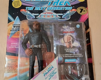 Star Trek Lt. Worf action figure The Next Generation 1993 uniforme di salvataggio