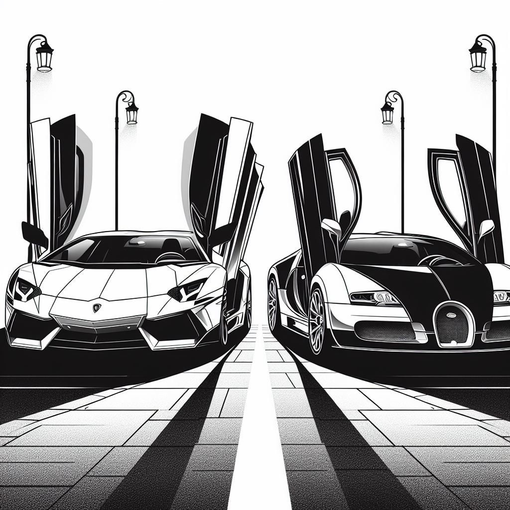 Lamborghini Aventador Coloring Book - Etsy