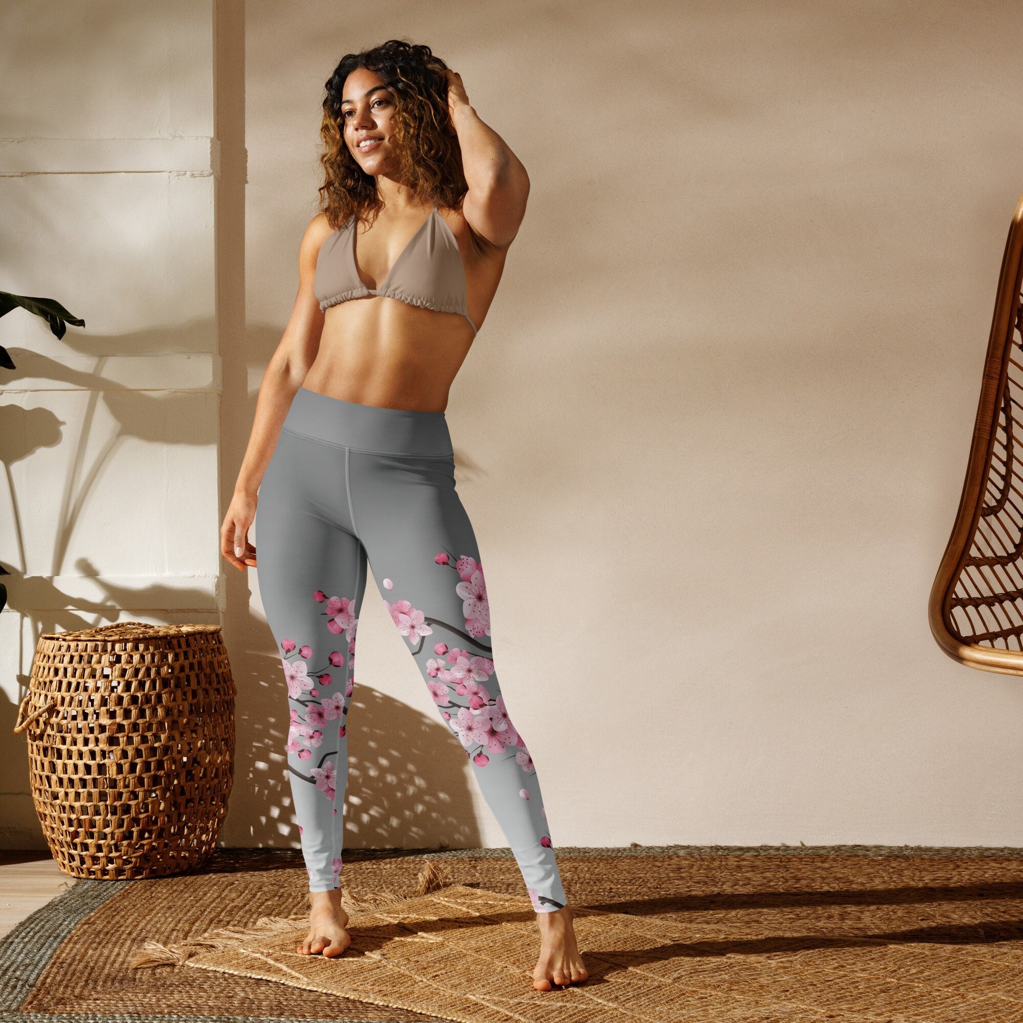 Hemp and Cotton Yoga Pants, Hemp Pants, Eco-friendly Athletic Clothing XS- XXL 