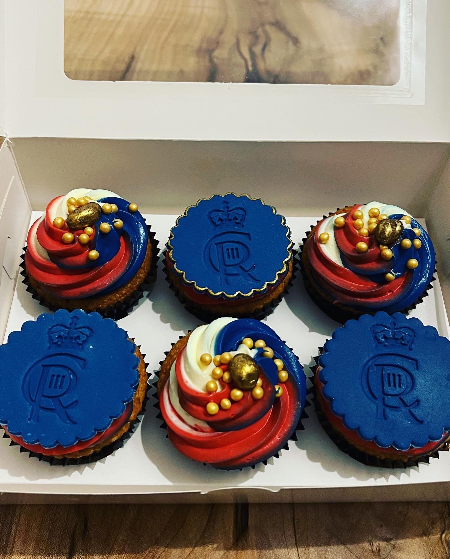 Kings Coronation Cupcakes Etsy UK