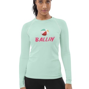 Beach Ballin Rash Guard
