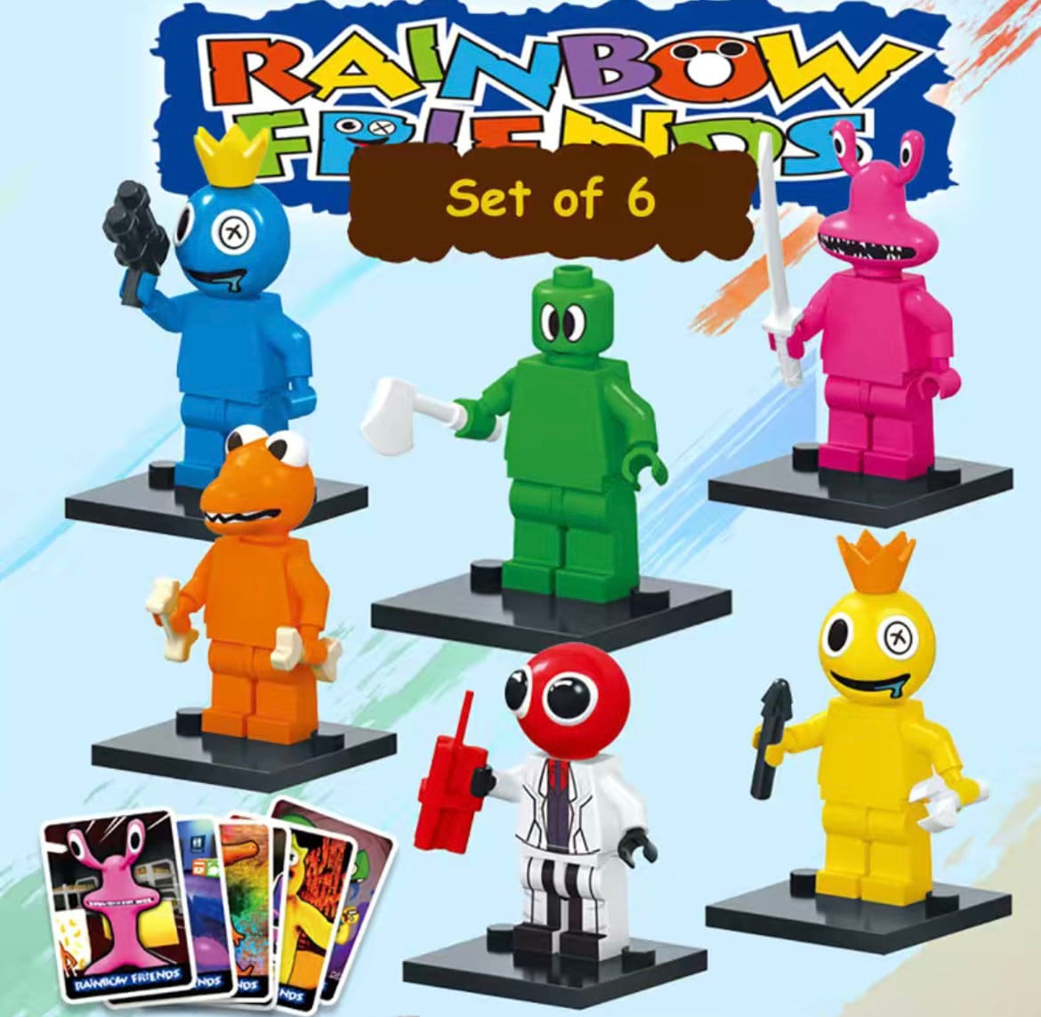 LEGO Rainbow Friends Sets  Rainbow Friends Official Lego Minifigures 