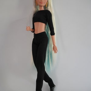 Black outfit for mannequin doll doll clothes for 11 inch 30cm dollChristmas gift image 6