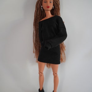 Black outfit for mannequin doll doll clothes for 11 inch 30cm dollChristmas gift image 7