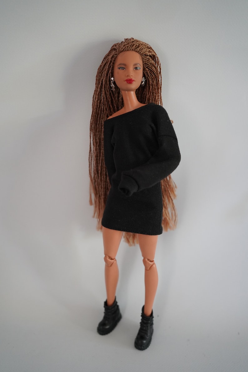 Black outfit for mannequin doll doll clothes for 11 inch 30cm dollChristmas gift image 7