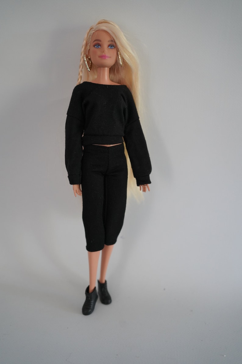 Black outfit for mannequin doll doll clothes for 11 inch 30cm dollChristmas gift image 8