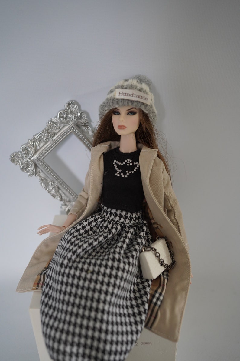 Bag for doll Outfit set for mannequin doll integrity doll fashion royalty doll clothes for 11 inch 30cm dollChristmas gift image 7