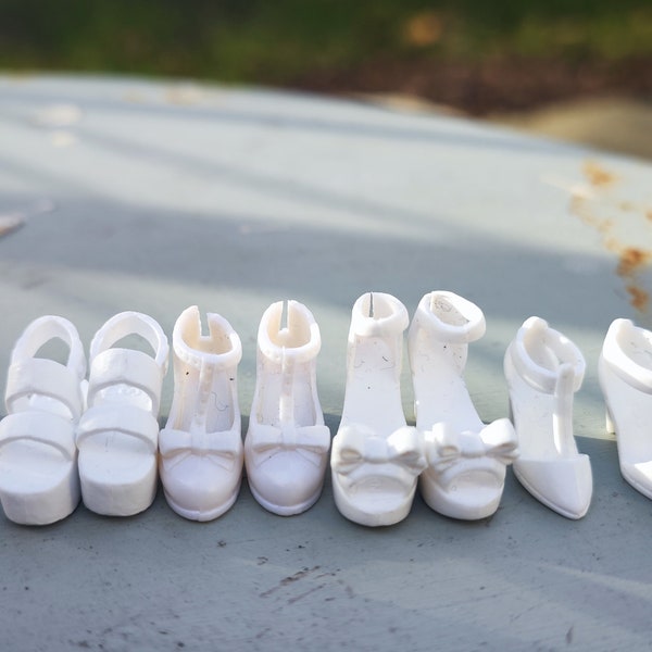 White Shoes For Mannequin Doll Clothes For 11 Inch 30cm doll