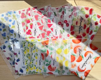 A6 Personalized Fruit Budget Envelope