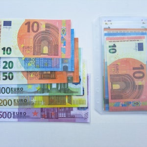 Billet factice plastifié de 10 à 500 euros pour gestion budget image 3