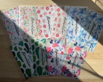 A6 Personalized Flowers and Nature Budget Envelope