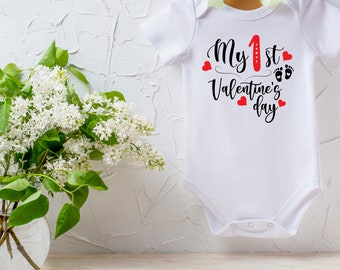 My First Valentine Day  | bodysuit | Baby Gift | Baby Shower