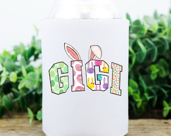 Easter | Gigi Easter | koozie | Can cooler - Set of 2