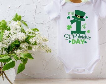 Il mio primo giorno di San Patrizio / body / regalo per bambini / baby shower