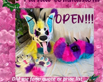 Fursuit commissions open - do not buy, only informative!
