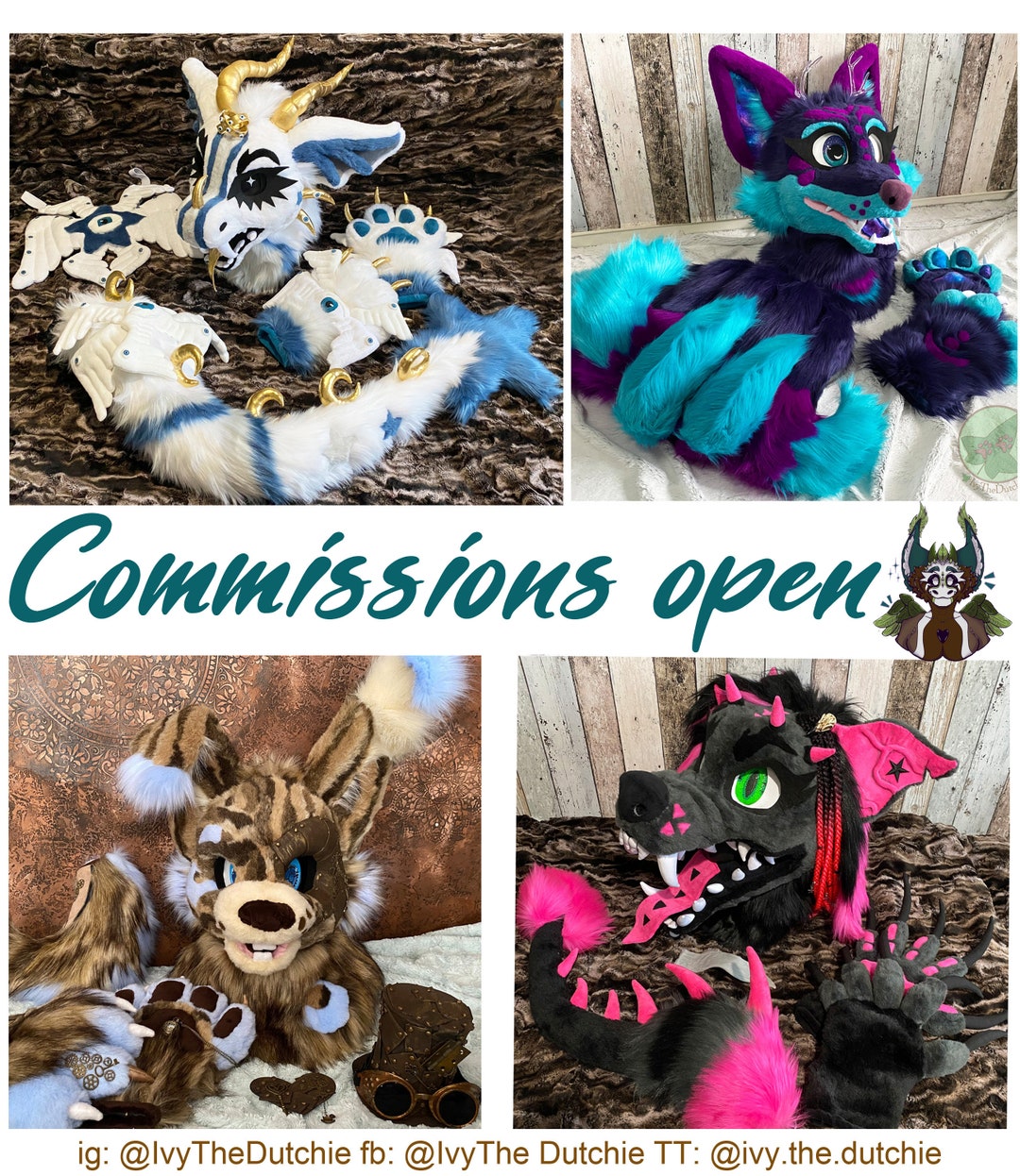 Fursuit Commission Open don't Buy Etsy New Zealand
