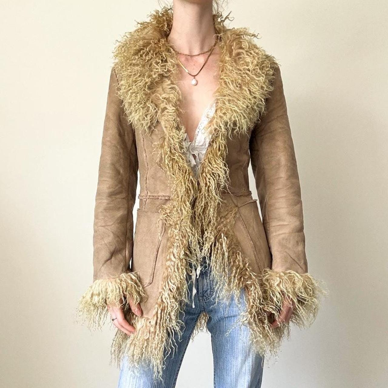 70s vintage faux fur leather boston bag Vintage Fur 70s and