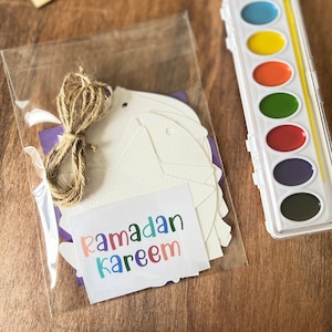 Ramadan Kareem banner, Craft activity for kids, Ramadan Activity