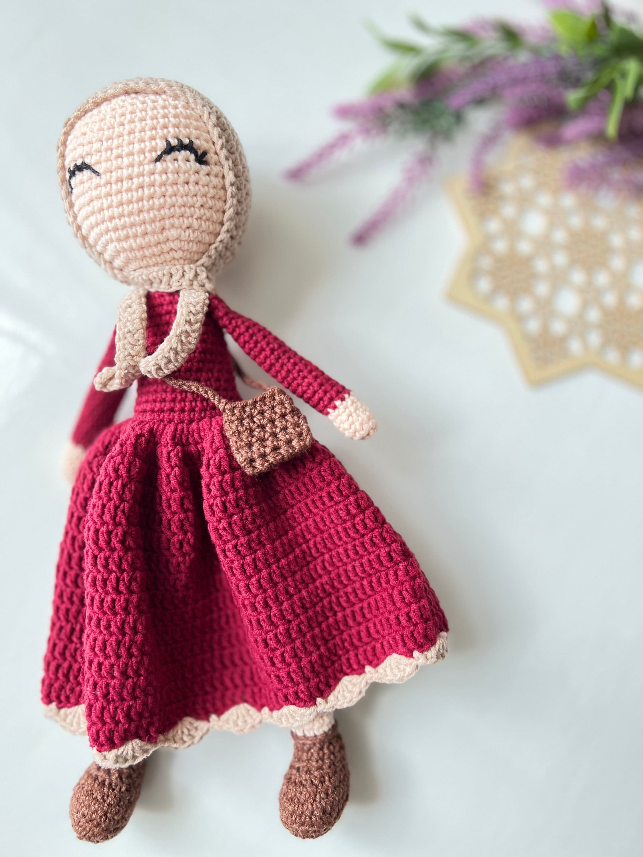 Crochet Hijab Doll, Amigurumi Muslim Doll, Doll in Hijab, Muslim Girls ...