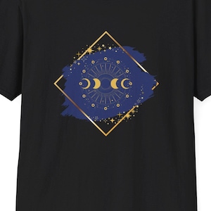 Loungekleding slaapshirt PJ Celestial T-shirt nacht Wetenschap astronomie maan ster cadeau hemelkaart