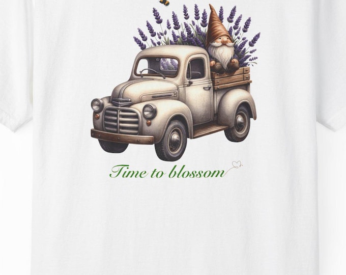 Gnomes have arrived! By truck. Lavender induces a sense of calm. Enjoy!