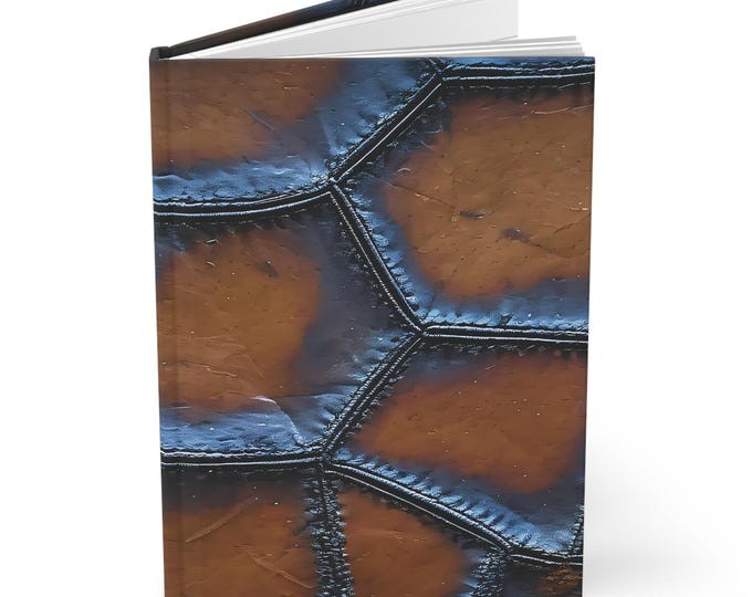 The teal burnt design on this journal draws me in. Enjoy!