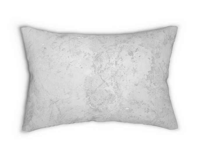 Pillow with Cover Concrete Design Plush Throw Gray Decor Home living Bright Color Accent Pillow Gift Man Cave Bedroom Decor Selfcare Gift