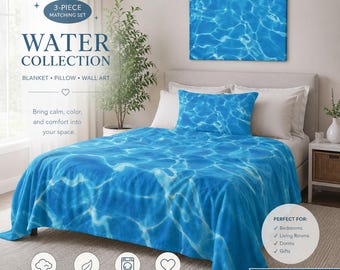 Water Decor Blanket Pillow or Wall Art