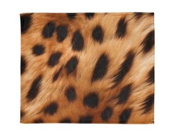 It’s a cheetah inspired blanket. Enjoy!