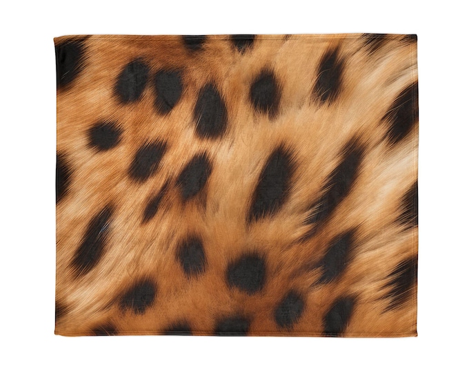 It’s a cheetah inspired blanket. Enjoy!