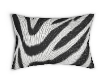 Zebra Print Lumbar Pillow. Enjoy!