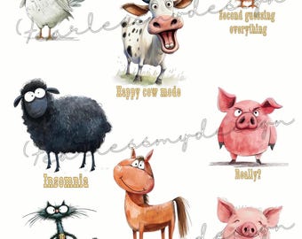 Stickers Digital Download Journal Diary Gift