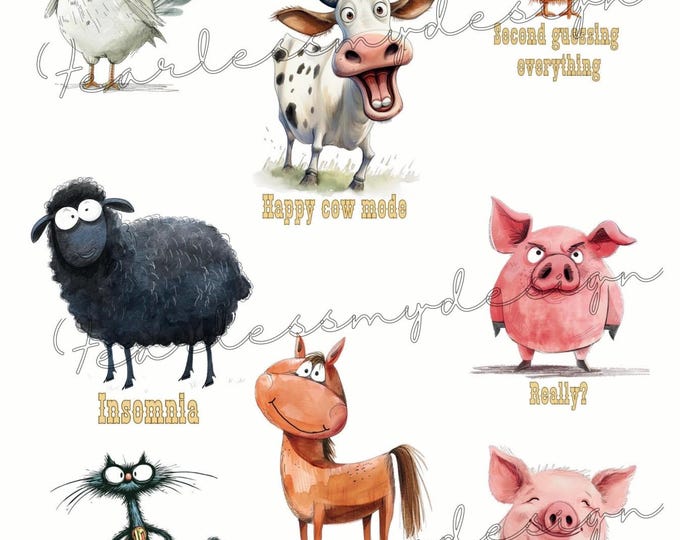 Stickers Digital Download Journal Diary Gift