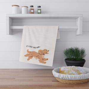 Dog Tea Towel - Gift for Dog Lovers, Dog Mom - Housewarming Kitchen Gift, Cotton/Poly - Dog Kitchen Decor, Dog Lover Gift,