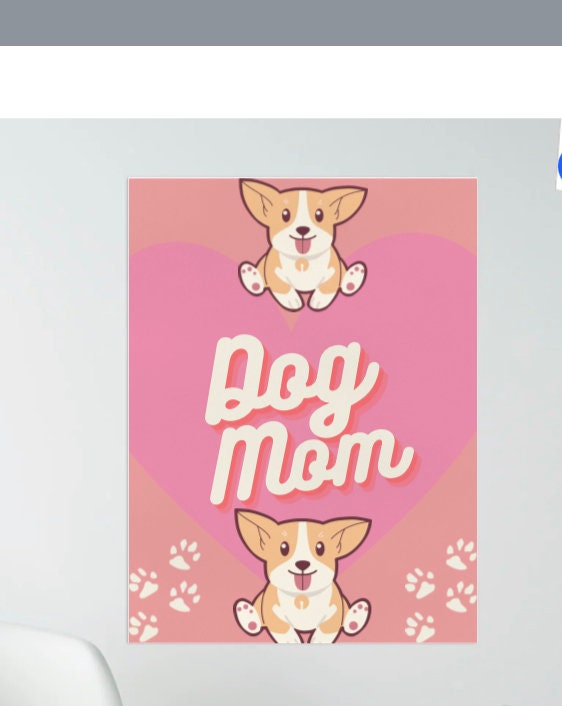 Dog Mom Printable Poster - Etsy