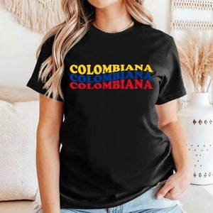 Colombiana SVG, Colombiana Design, PNG Sublimation, Files For Cricut, Colombia Shirt, Colombia Text, SVG For Shirts, Instant Download image 2