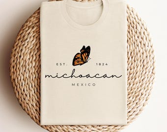 Michoacan Schmetterling Design, Mexico Pride SVG PNG (Instant Download)