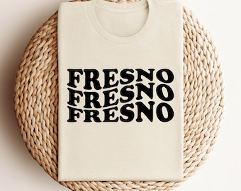 Fresno SVG, Fresno Design, PNG Sublimation, Files For Cricut, Fresno Shirt, Fresno Text, Instant Download