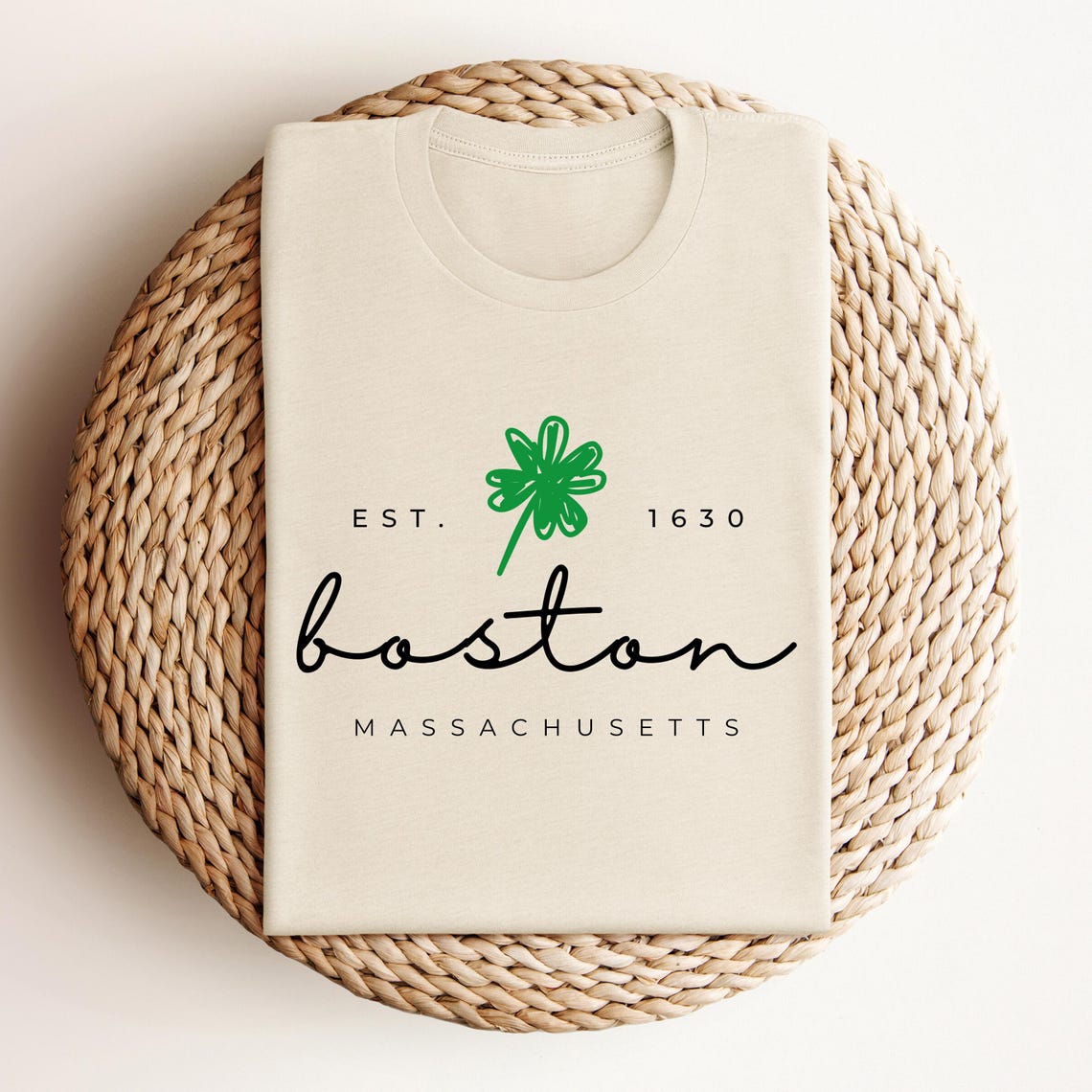 Shamrock Sticker Boston Boston Shamrock SVG, PNG, Boston Design, Shirt File (instant Download ...