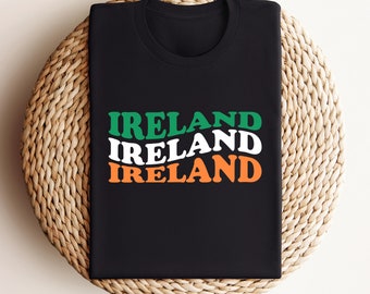 Ireland Retro Shirt Design, PNG SVG Files (Instant Download)