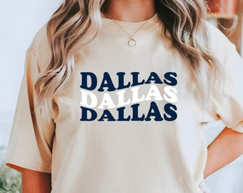 Dallas Text Design, Shirt SVG PNG File (Instant Download)