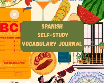 Spanish Self- Study Vocabulary Journal