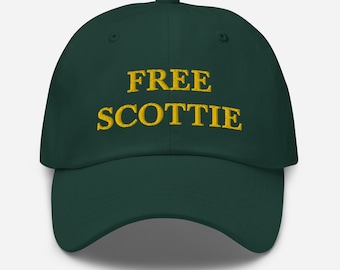 Free Scottie Embroidered Hat