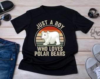 Camiseta para amantes de los osos polares, regalo para los amantes de la fauna ártica