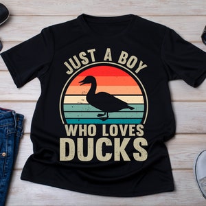 Duck Lover Shirt: Just A Boy Who Loves Ducks