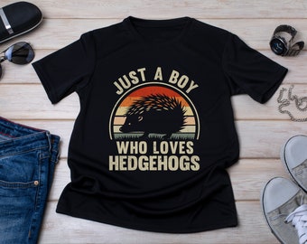 Nur ein Junge, der Igel liebt Shirt, Igel-Liebhaber-Geschenk
